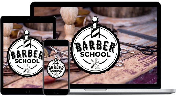 Curso Barber School Mockup